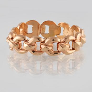 ARMBAND, 18K guld, utländska stämplar. Vikt 25,0 gram.