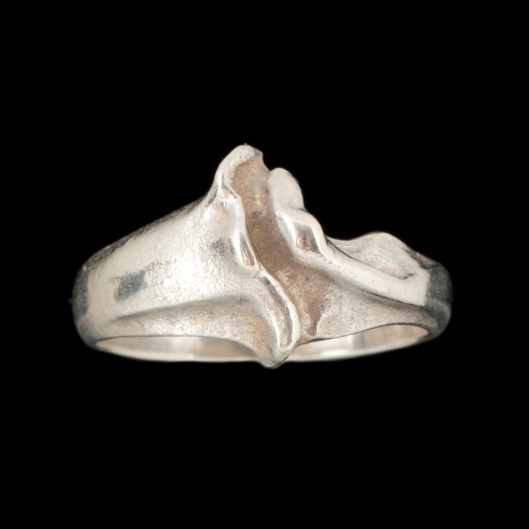 RING, sterlingsilver, Björn Weckström, Lapponia, Finland, 1995. Vikt ca 6g.