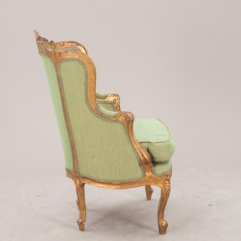 BERGÈRE, Louis XV-stil, omkring 1900.