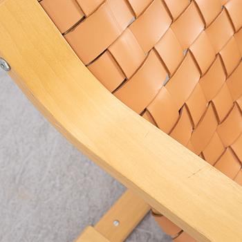 Noborn Nakamura, fåtölj med fotpall, "Poäng", IKEA.