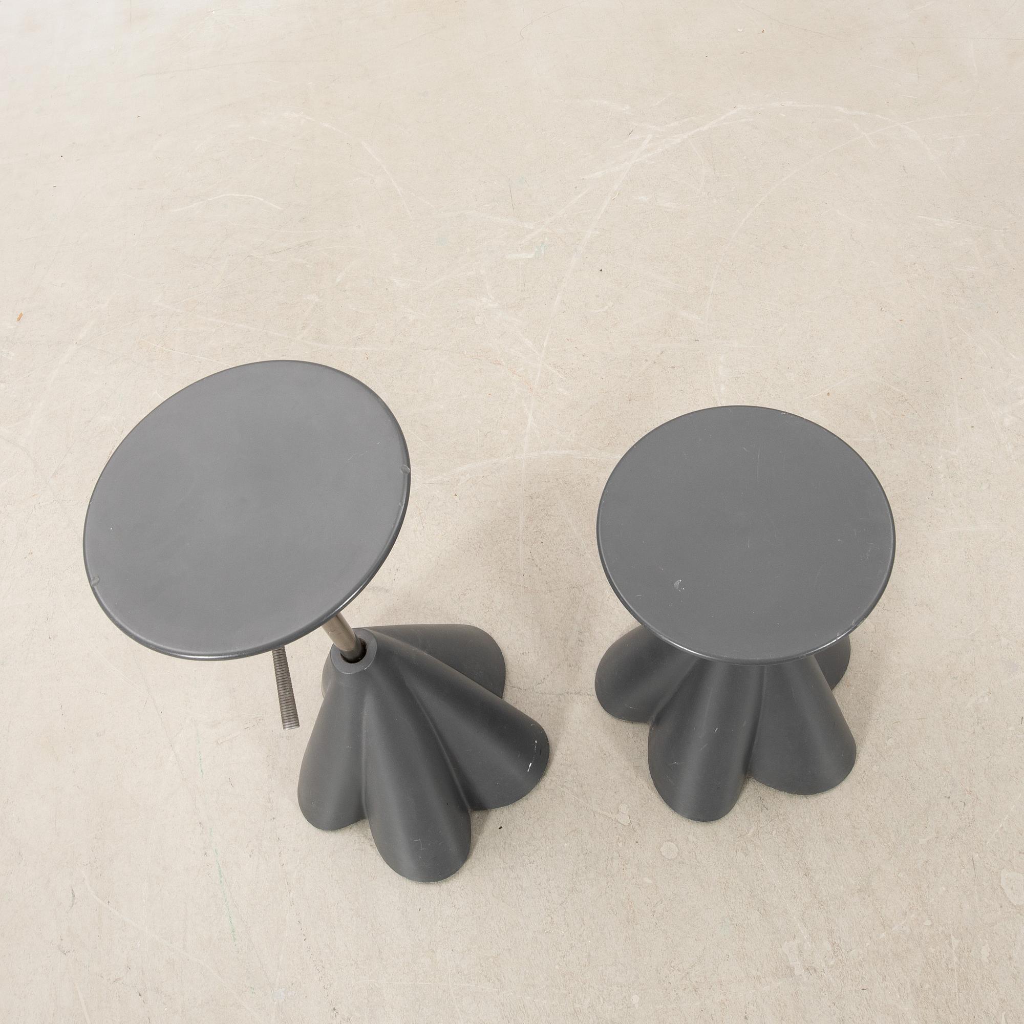 Philippe Starck, pallar/barstolar ett par för Presence Paris /Loréal sent 1900-tal.