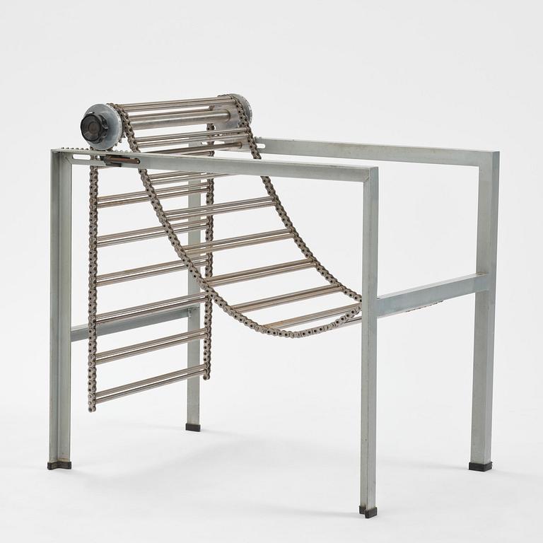 Paolo Pallucco, & Mireille Rivier, fåtölj, "Barba D'Argento", Pallucco, Italien, efter 1986.