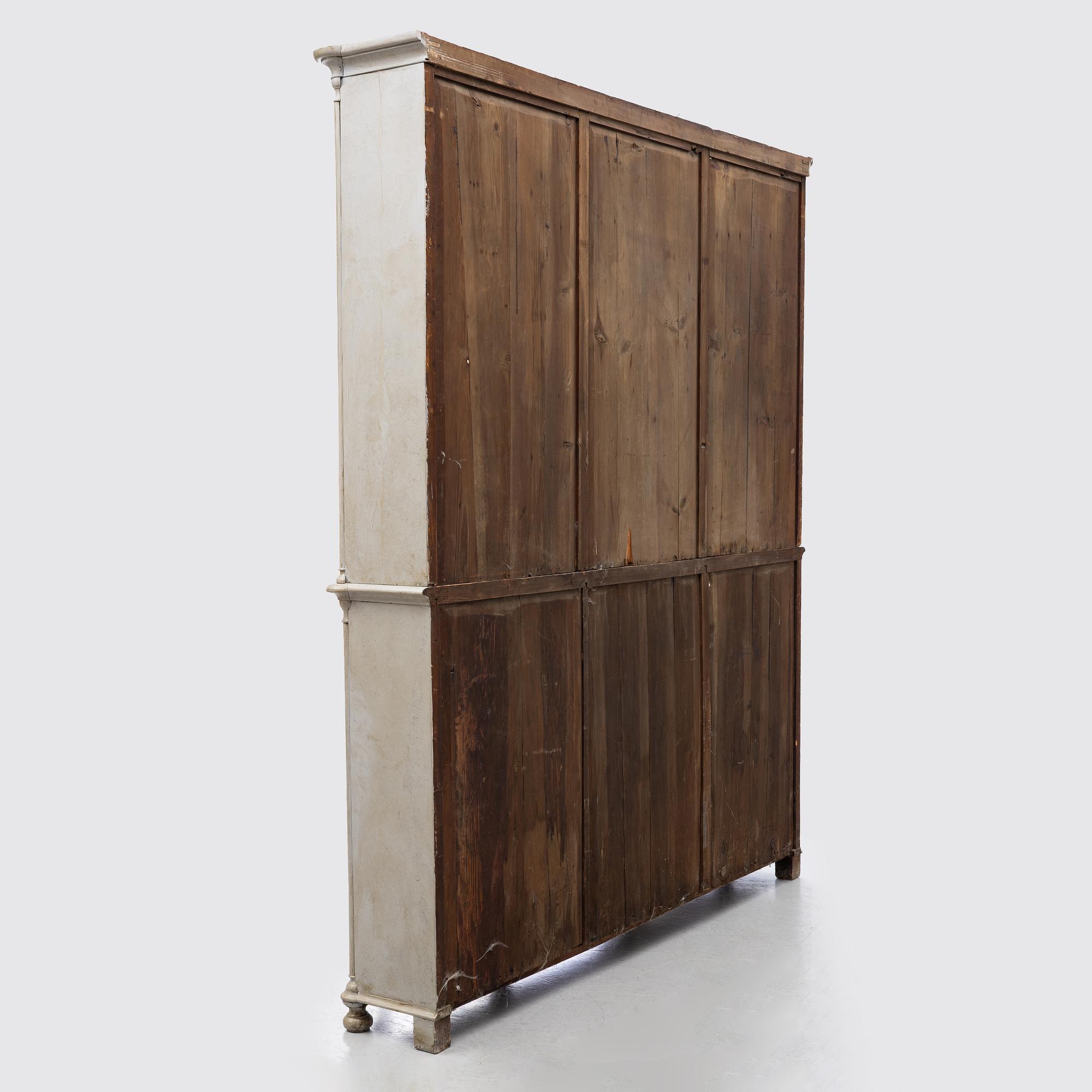 Display cabinet/Bookcase, late 19th century.