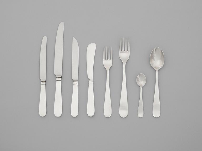 An Atelier Borgila set of 39 pcs of silver flatware, Stockholm 1941.