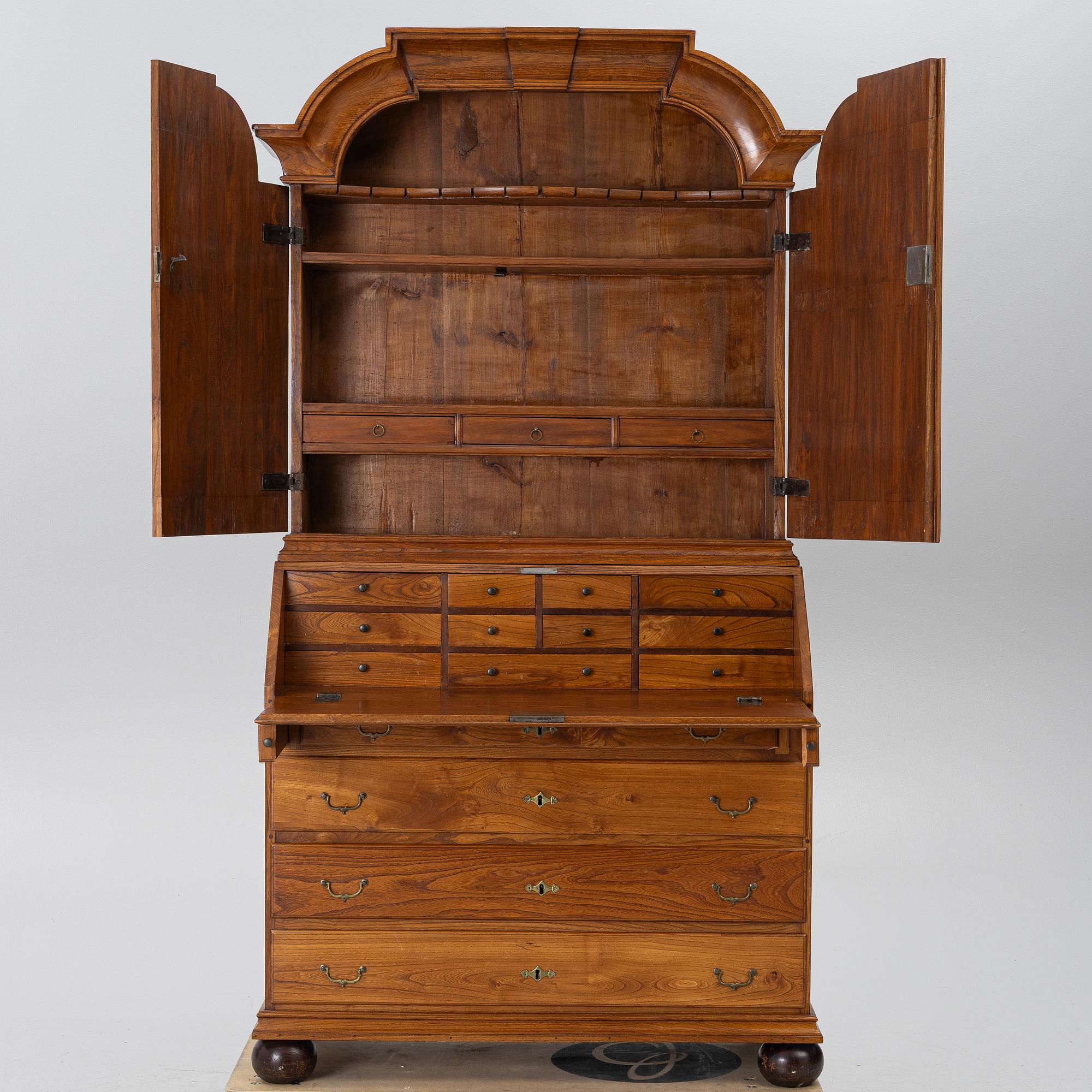 A salon cabinet, Rococo, latter half of the 18th century.