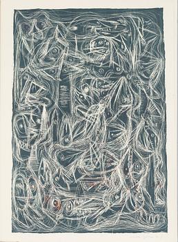 Asger Jorn, Folder with 7 lithographs from: "8 Lithographs".