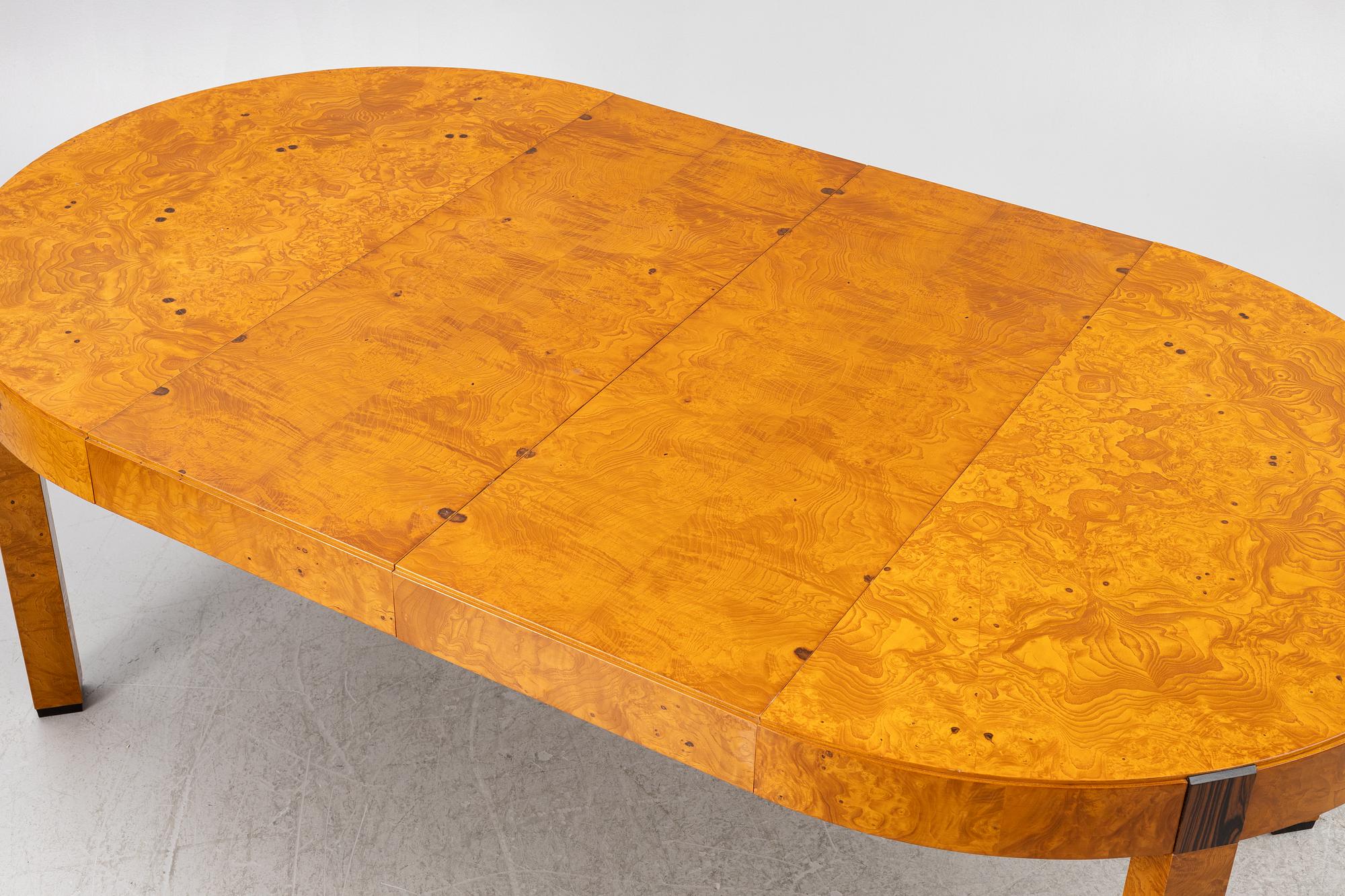 A 'Diva' dining table, Grange, France, 1988.