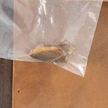 Mirror with console table, Rococo-revival, circa mid-19th century.