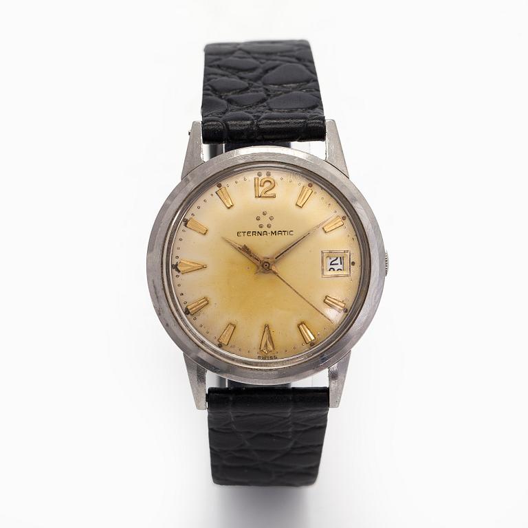 Eterna-Matic, rannekello, 34,5 mm.