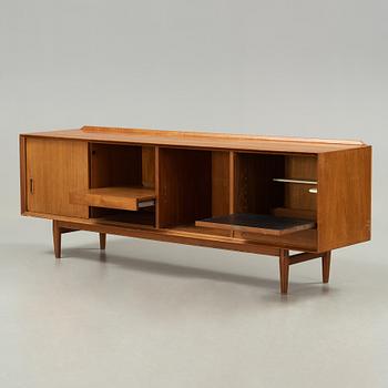 An Arne Vodder teak desk with sideboard, Sibast Furniture, Denmark 1950-60's.