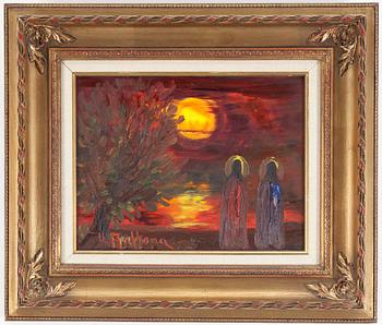 VEIKKO AALTONA, Oil on canvas, signed.