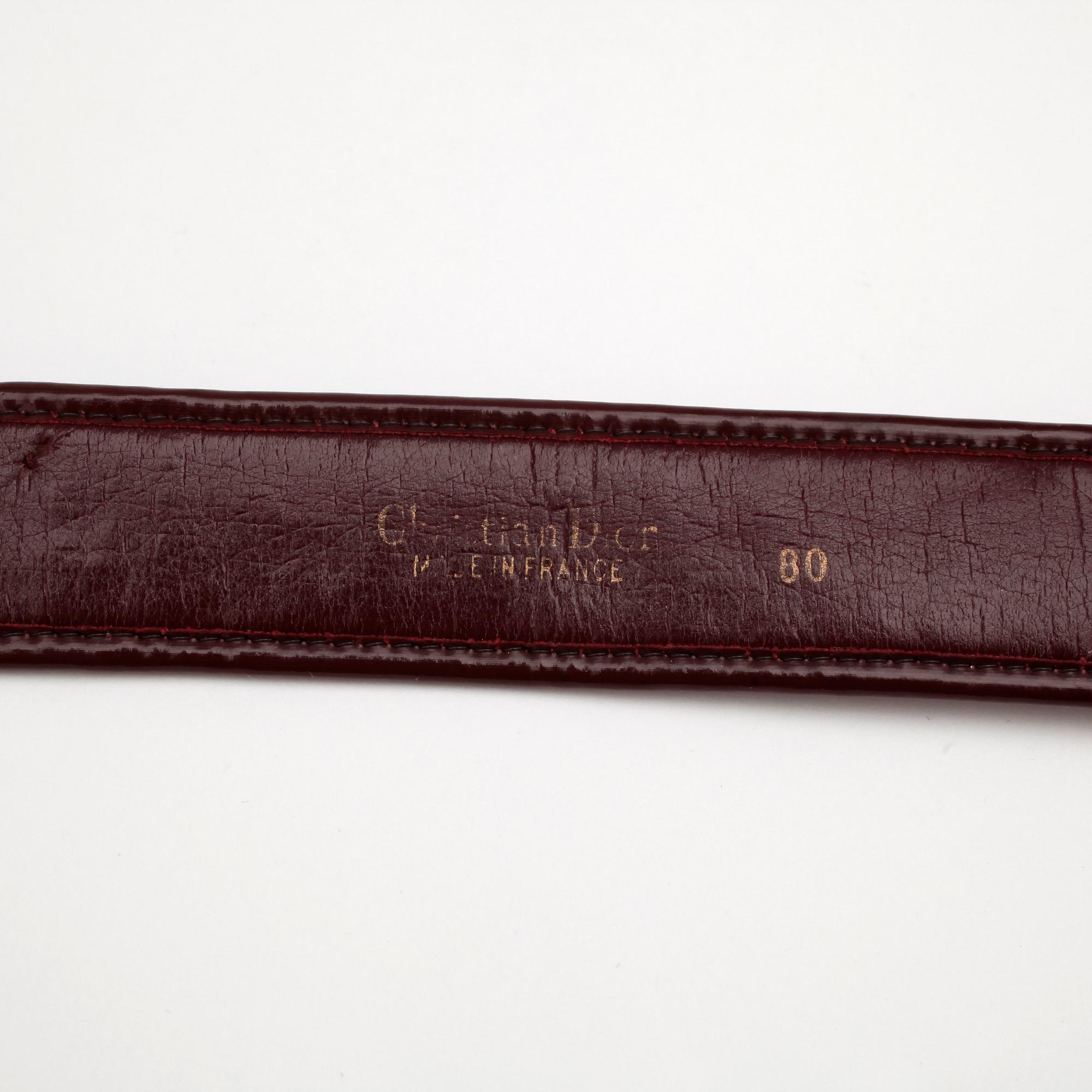 CHRISTIAN DIOR, skärp.