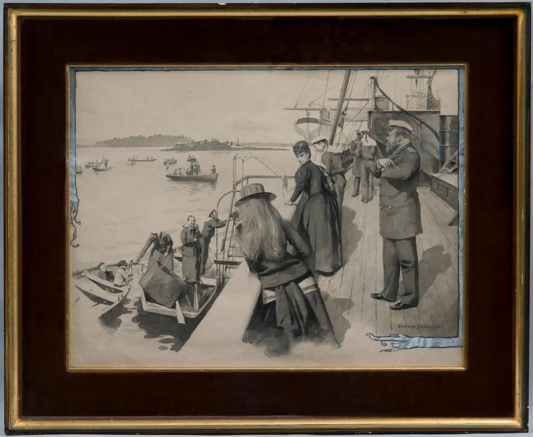 Gunnar Berndtson, EMPERORS JOURNEY IN THE ARCHIPELAGO OF GULF OF FINLAND.