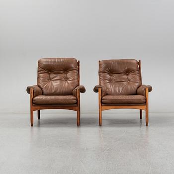 Fåtöljer, ett par, G-Design för Göte-Möbler i Nässjö AB, Nässjö, 1970-tal.