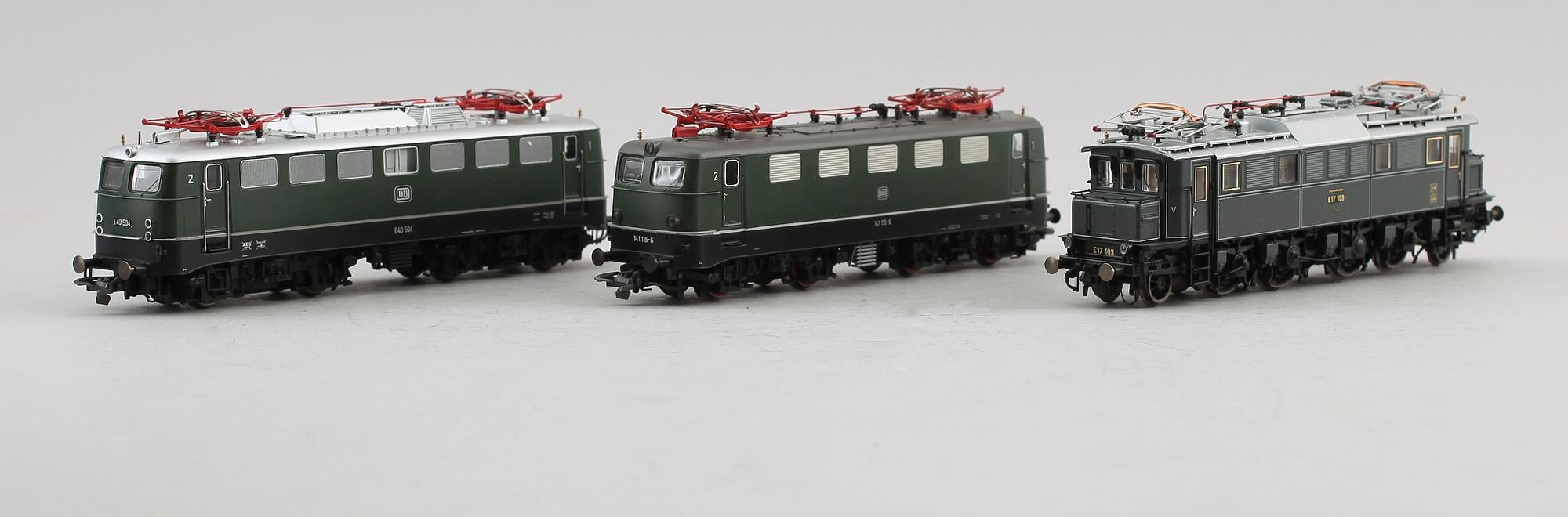 SAMLING MODELLTÅG, 4 delar, Roco, Österrike.