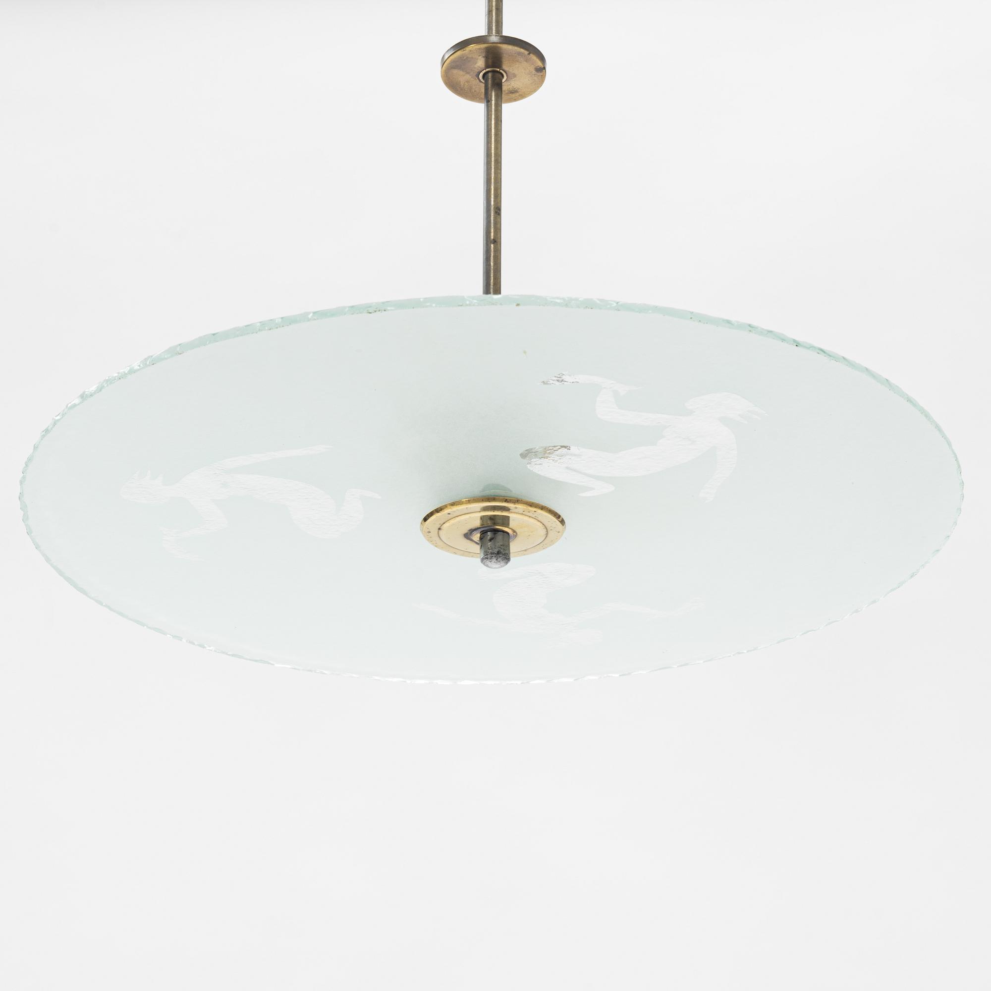 A ceiling lamp, 1930s.