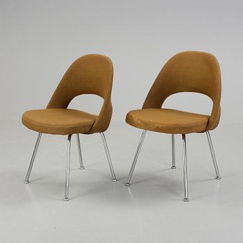 STOLAR, ett par, 'Side Chair', Eero Saarinen, Knoll, modellen formgiven 1957.