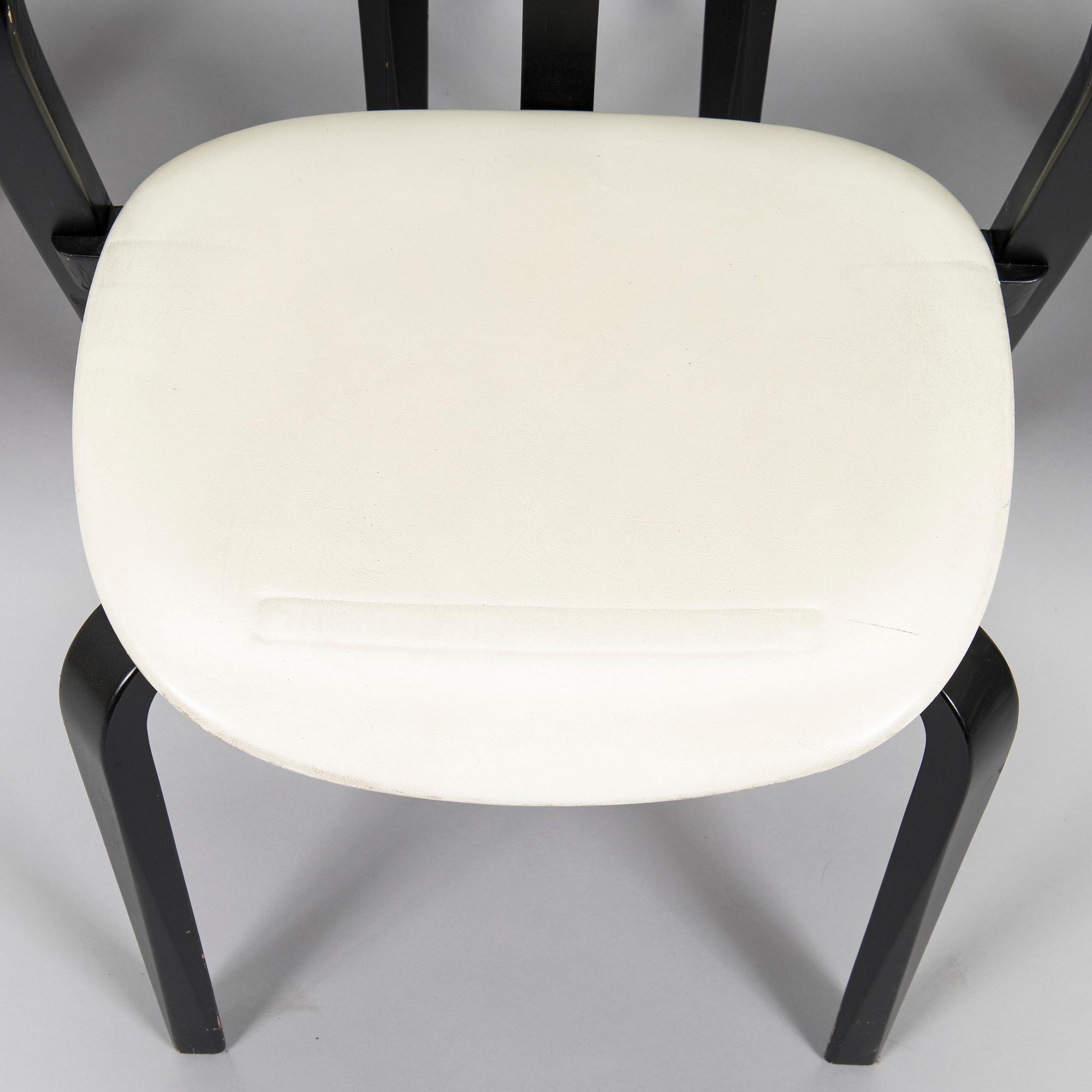 Ilmari Tapiovaara, a set of six 1960s 'Aslak' armchairs for Asko, Finland.