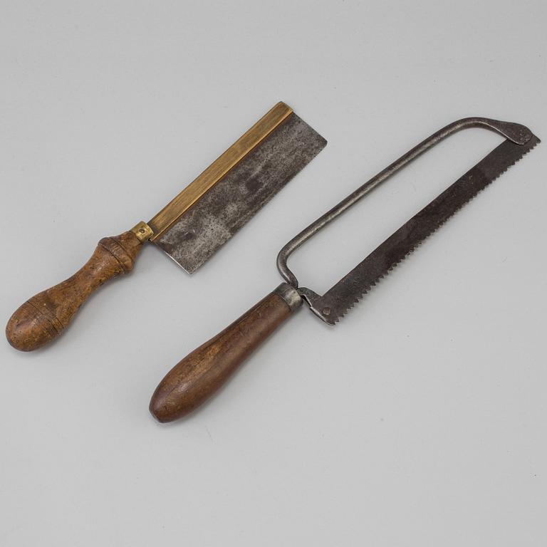 SÅGAR, 2 st, smide, 1800-tal.