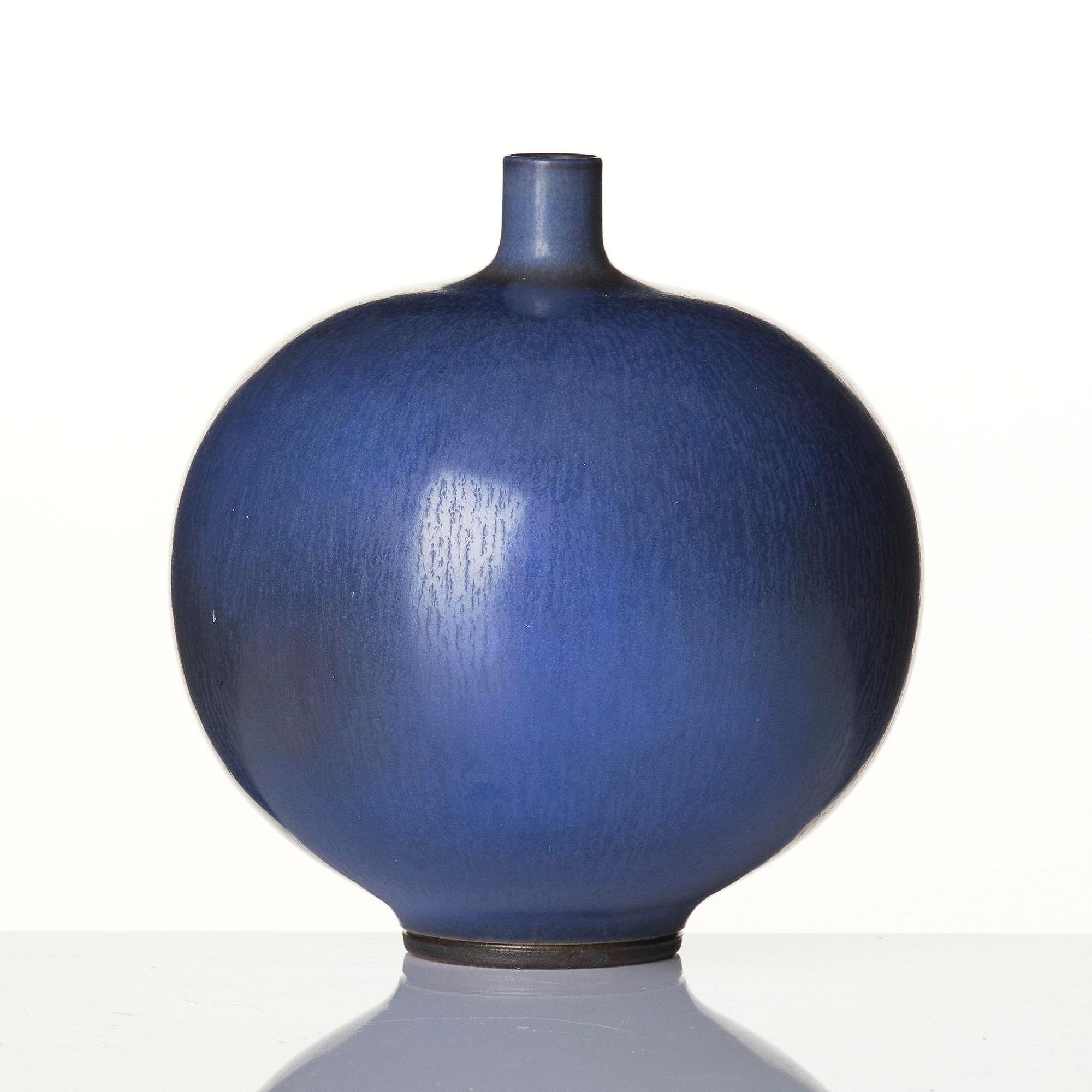 Berndt Friberg, vaser, 3 st, stengods, Gustavsbergs Studio 1956-64.
