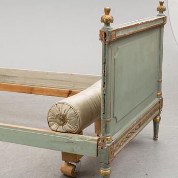 a 20th century bed, some parts 18th century.