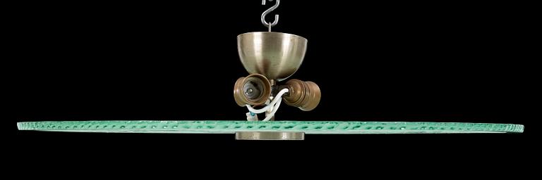 TAKPLAFOND, glas, 1940-tal. Höjd ca 15 cm.