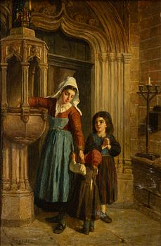 Paul Seignac, "At the Fountain".