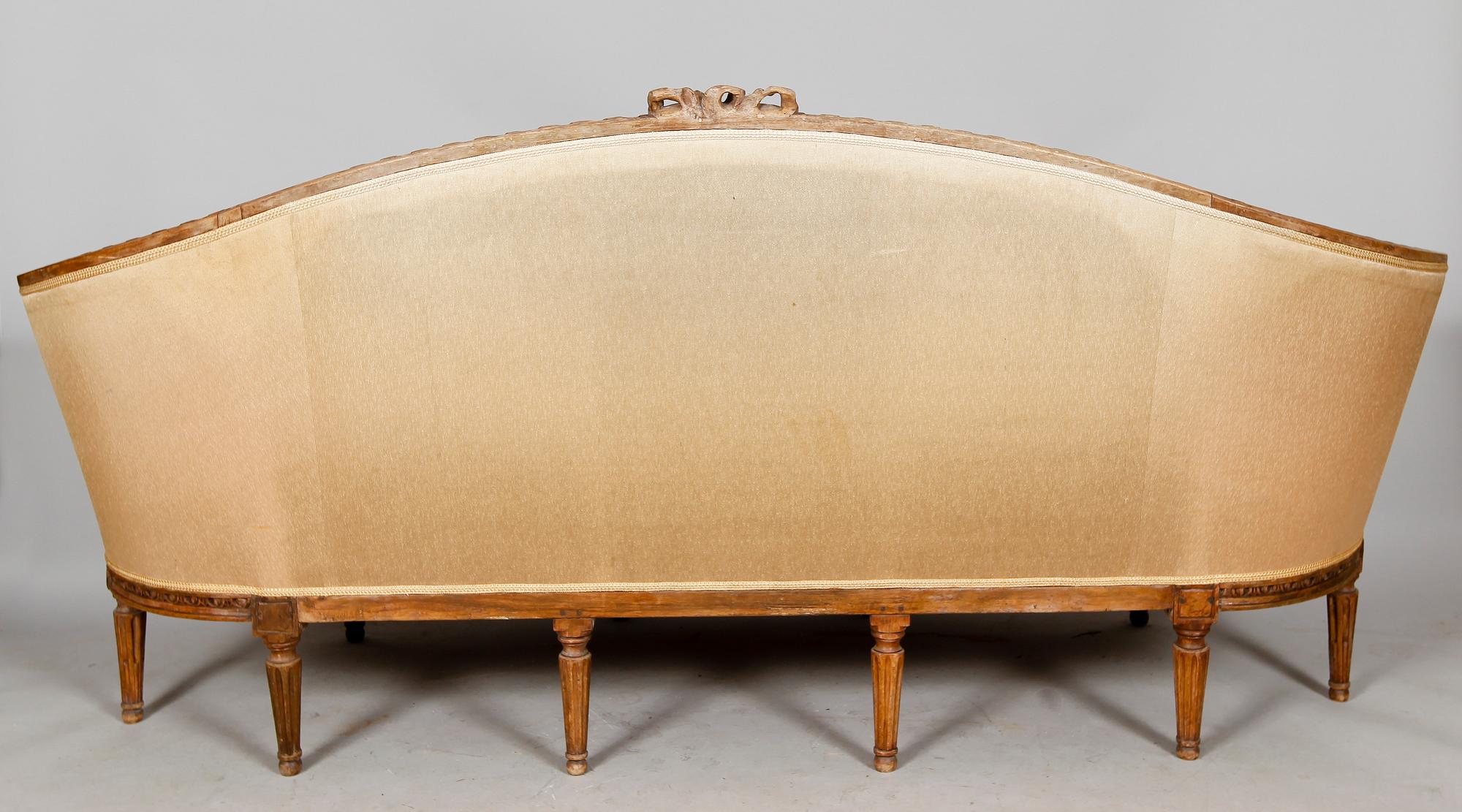 BADKARSSOFFA, gustaviansk stil, 1800-tal.