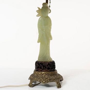 A set of three sculptures/table lamps, China, 20th century.