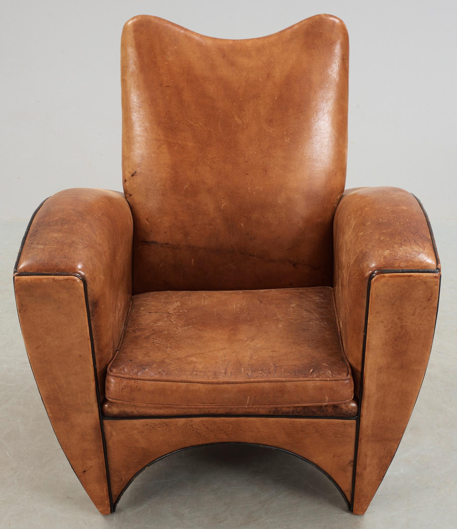 FÅTÖLJ, Bart van Bekhoven, Holland, 1970/80-tal.