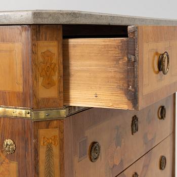 Byrå, gustaviansk stil 1800-tal.