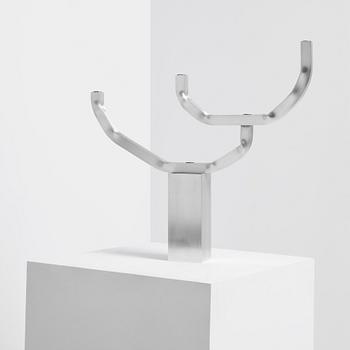 David Taylor, a unique candelabra, "Aluminium Candelabra 3", Studio Mellösaverken, Sweden, 2025.