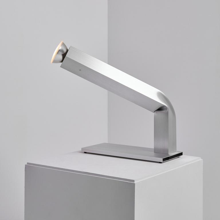 David Taylor, a unique table lamp, "Aluminium Table Lamp (Bold)", Studio Mellösaverken, Sweden, 2025.