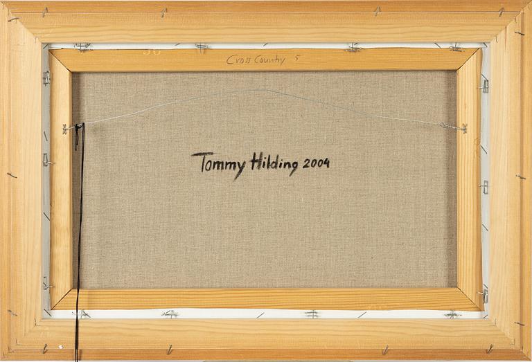 Tommy Hilding, oil on canvas, signed and dated 2004 verso.