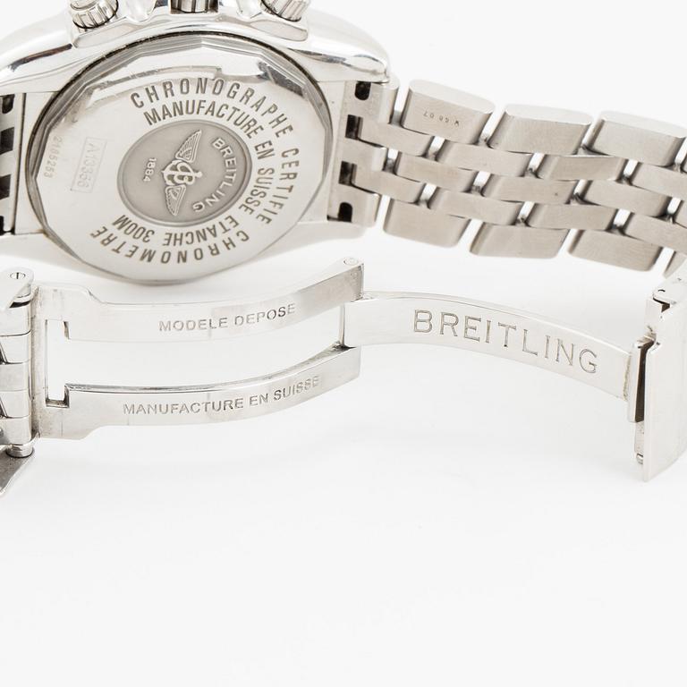 BREITLING, wristwatch, chronograph, 43.7 mm.