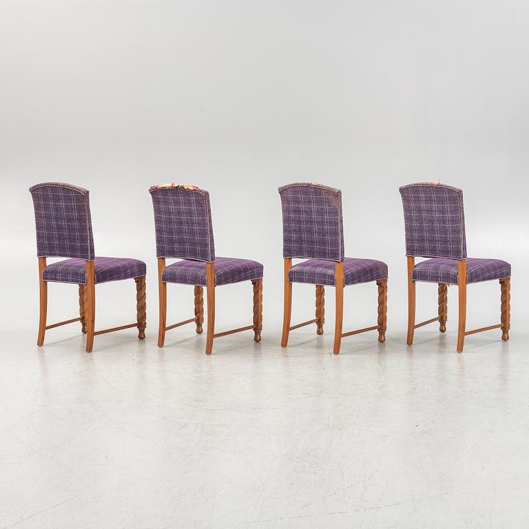 An eight-piece furniture suite, first half of the 20th Century.