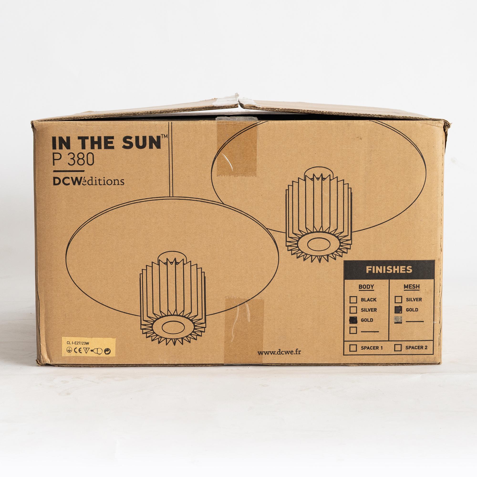 Dominique Perrault & Gaëlle Lauriot-Prévost, pendant lamp "In the sun", DCW editions, P 380, France.