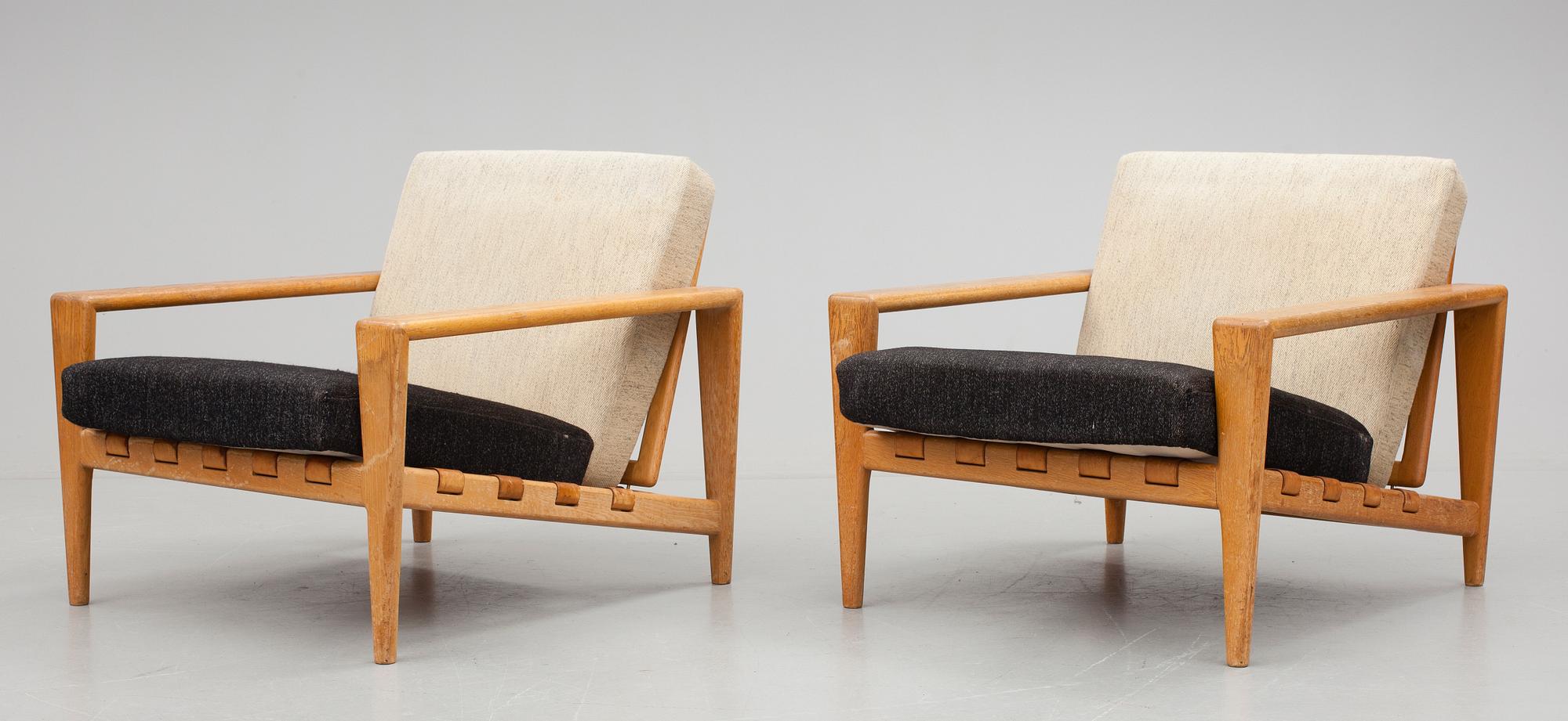 FÅTÖLJER, ett par, Svante Skogh, Säffle Möbelfabrik, 1950-/60-tal.