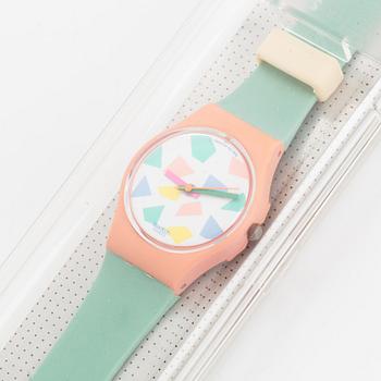 Swatch, Blue Lolly, wristwatch, 25 mm.