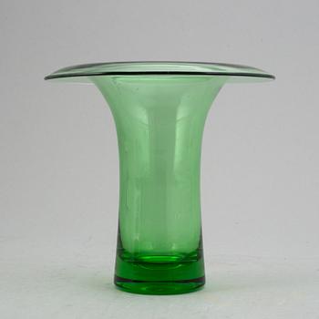Helena Tynell, a glass vase, 'Kaulus', signed Helena Tynell Riihimäen Lasi Oy.