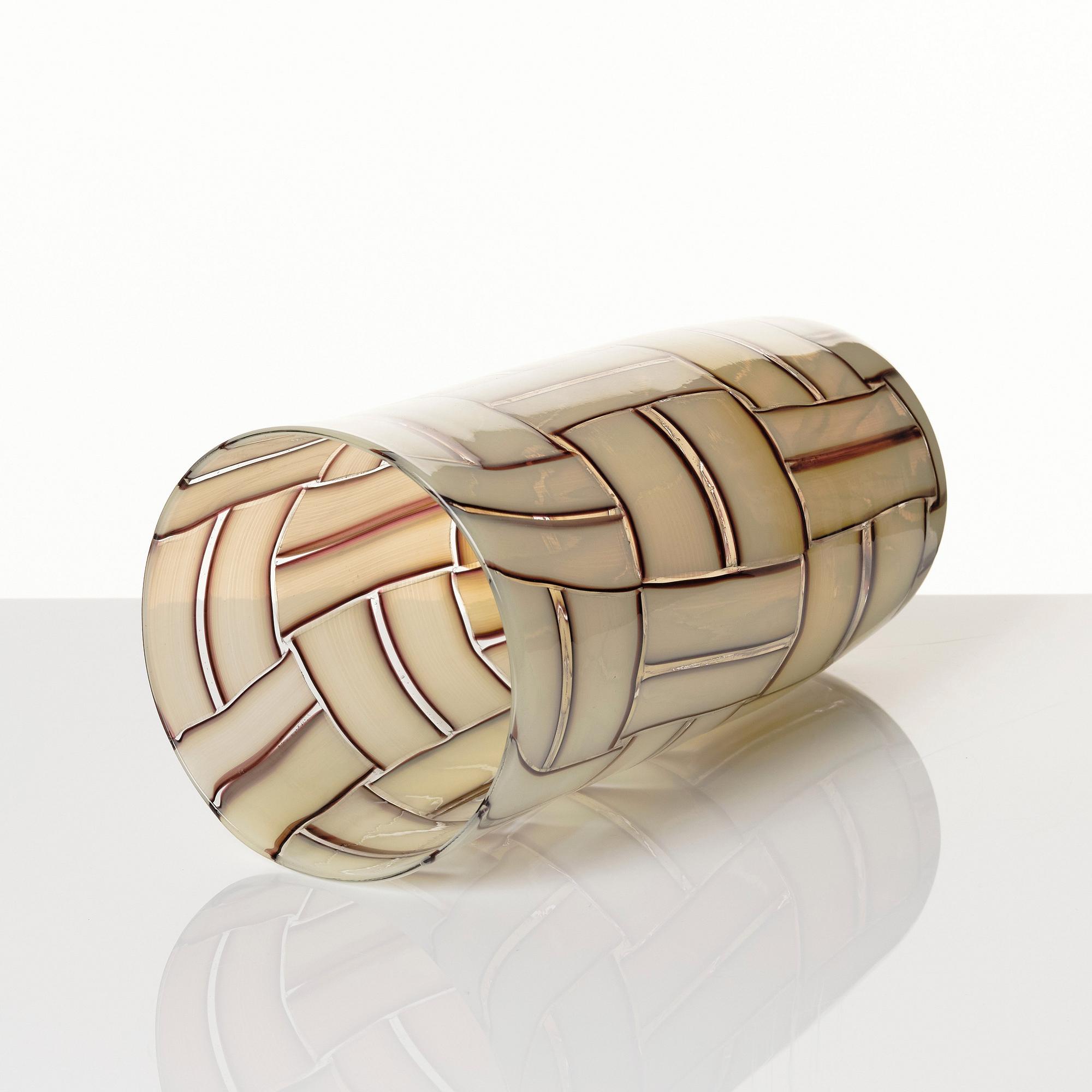 Ercole Barovier, a 'Sidone' glass vase, Barovier e Toso, Murano Italy 1950-60s.