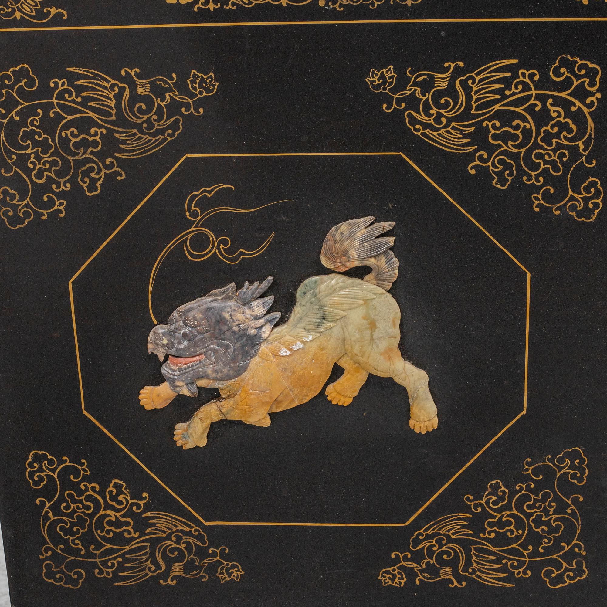 A folding screen, China, mid/second half of the 20th century.