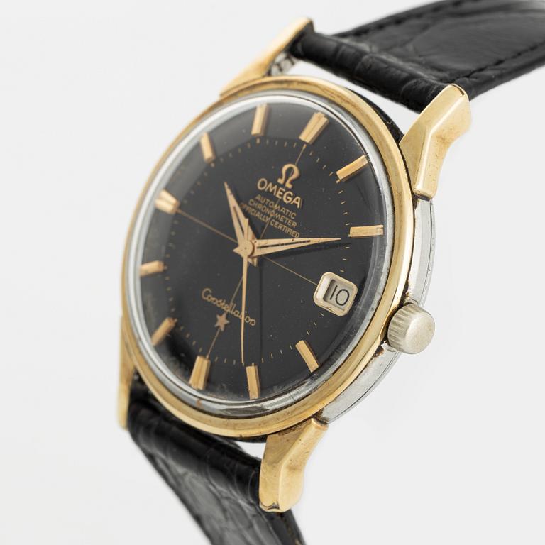 Omega, Constellation, Chronometer, "Pie-Pan", wristwatch, 34 mm.