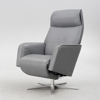 A "Scott Power", recliner chair, Stressless, 21st century.
