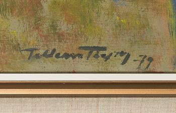 Tellervo Töyry, oil on canvas, signed and dated -79.