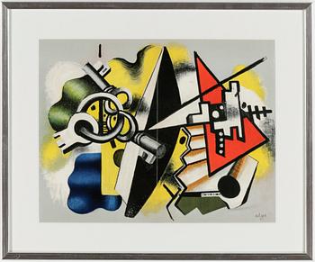 Fernand Léger · FERNAND LÉGER, efter, Mourlot, 1955.