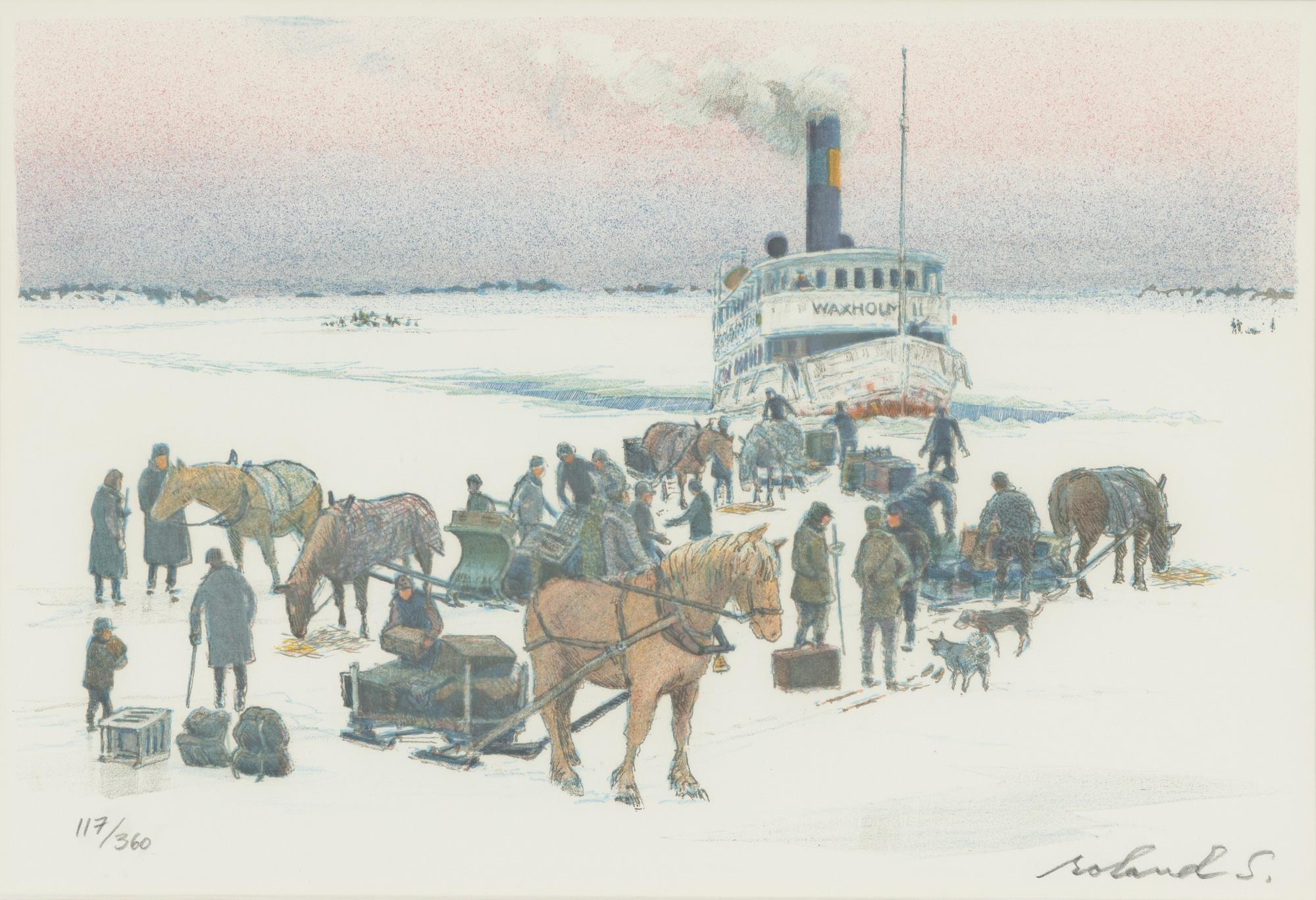 Roland Svensson, "Möte på isen".