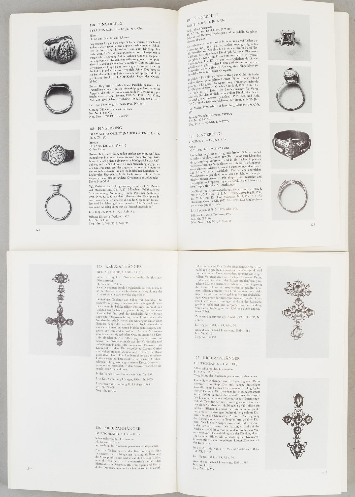 BOOKS, 7 vol. About Jewelry.