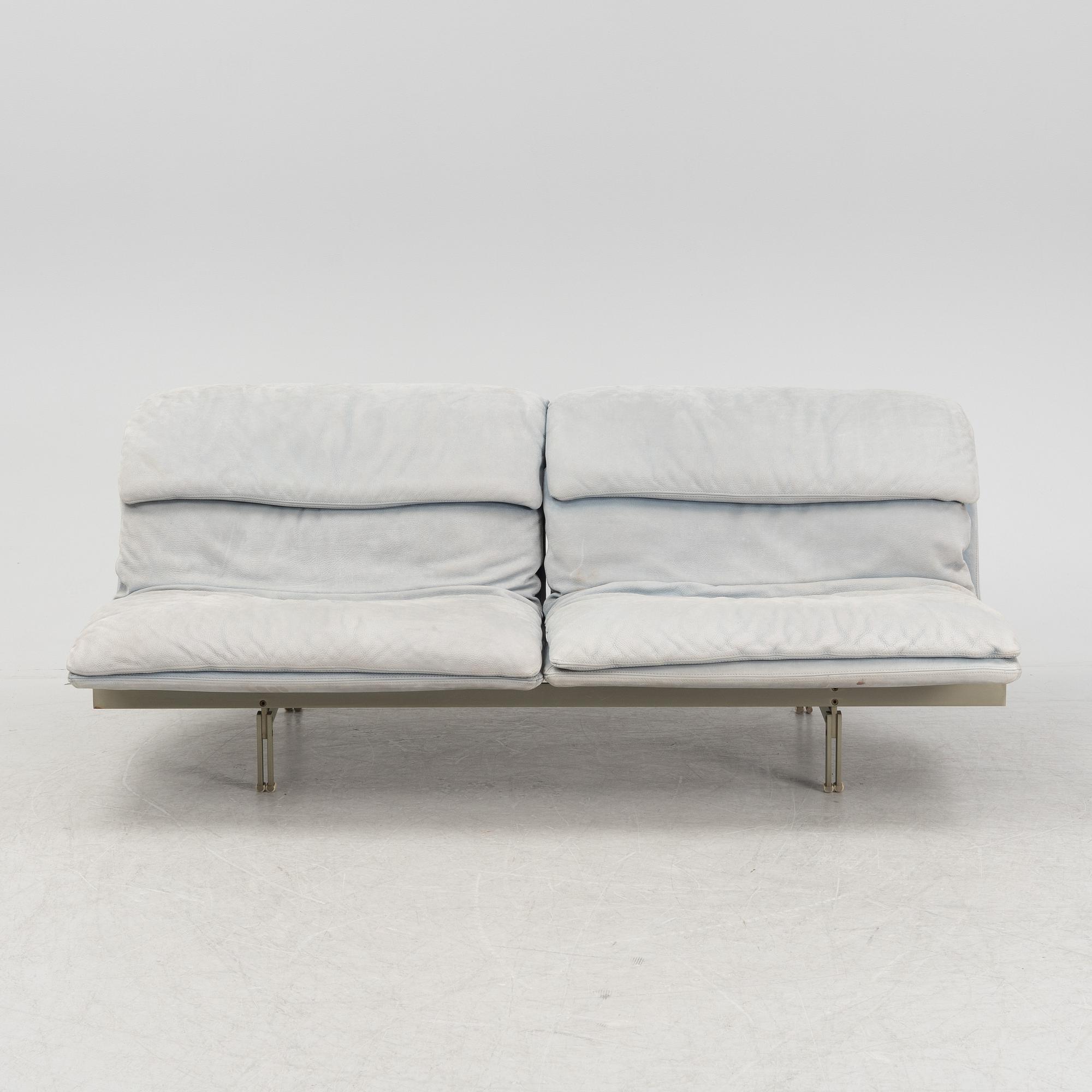 Giovanni Offredi, a 'Wave' suede sofa, Saporiti, Italy.