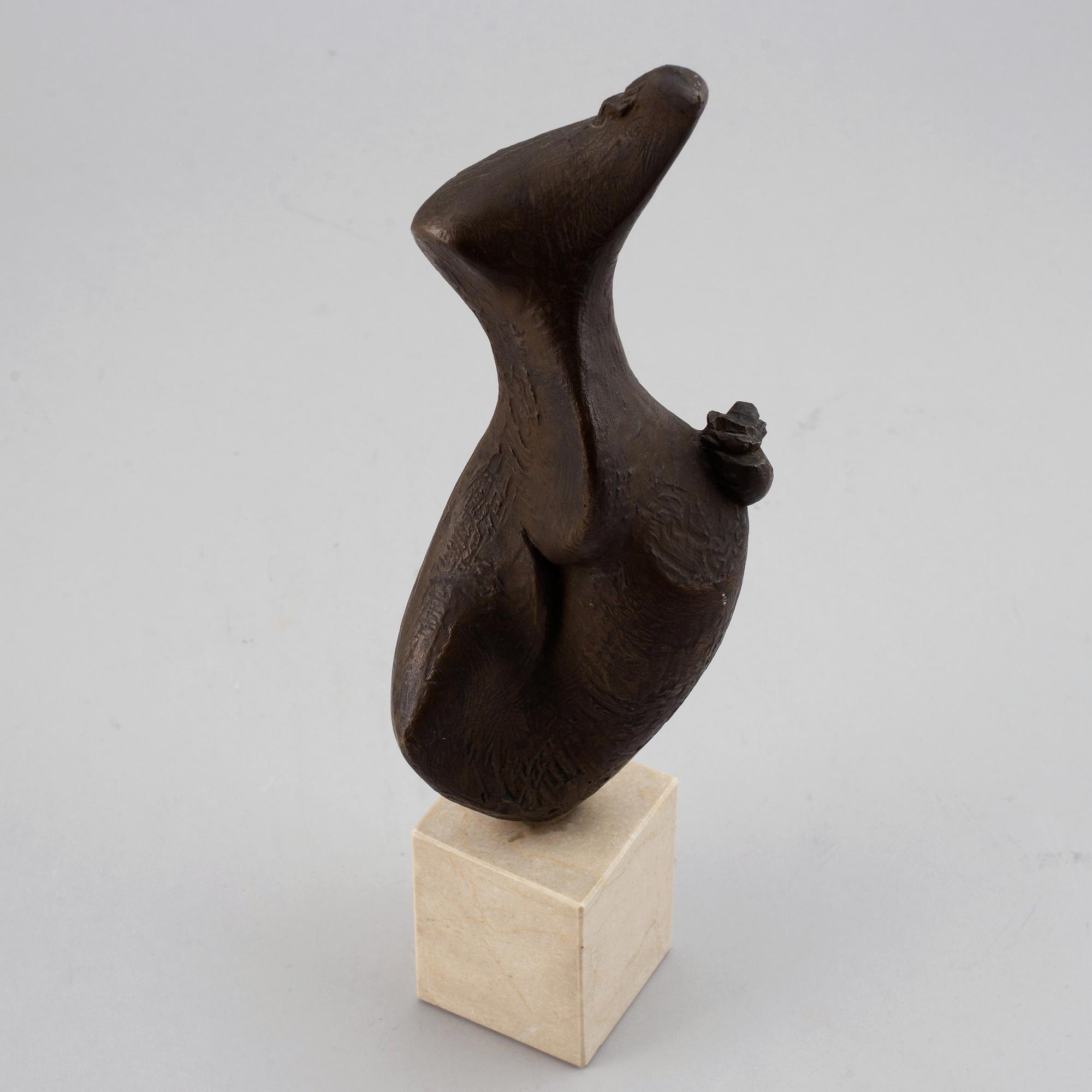 JOSE DOMENECH CIRIACO, Sculpture. Bronze. Signed. height (including base) 32.5 cm.